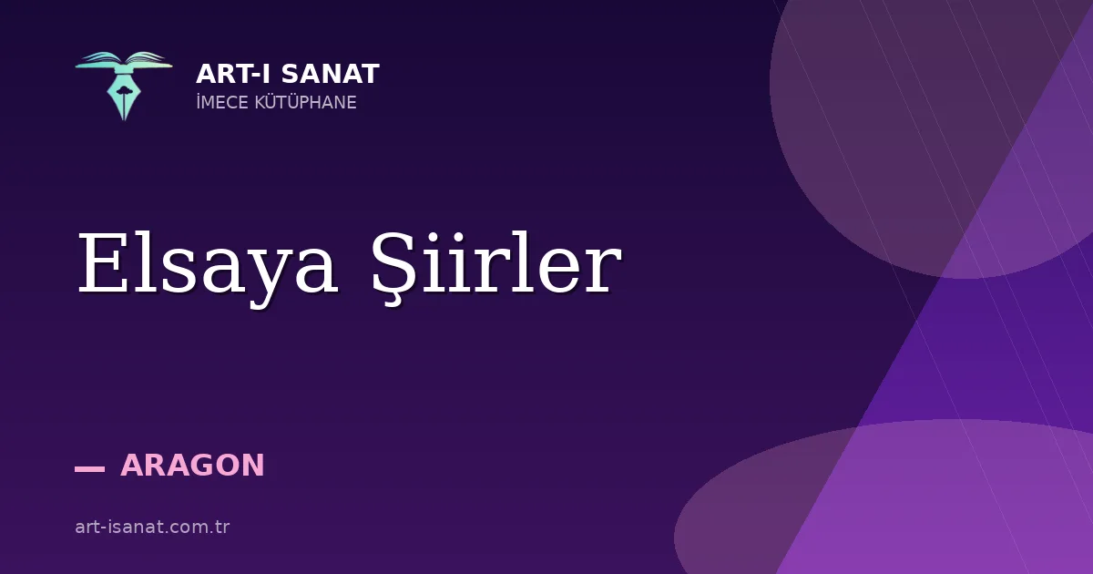 Elsaya Şiirler