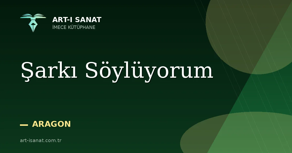 Şarkı Söylüyorum
