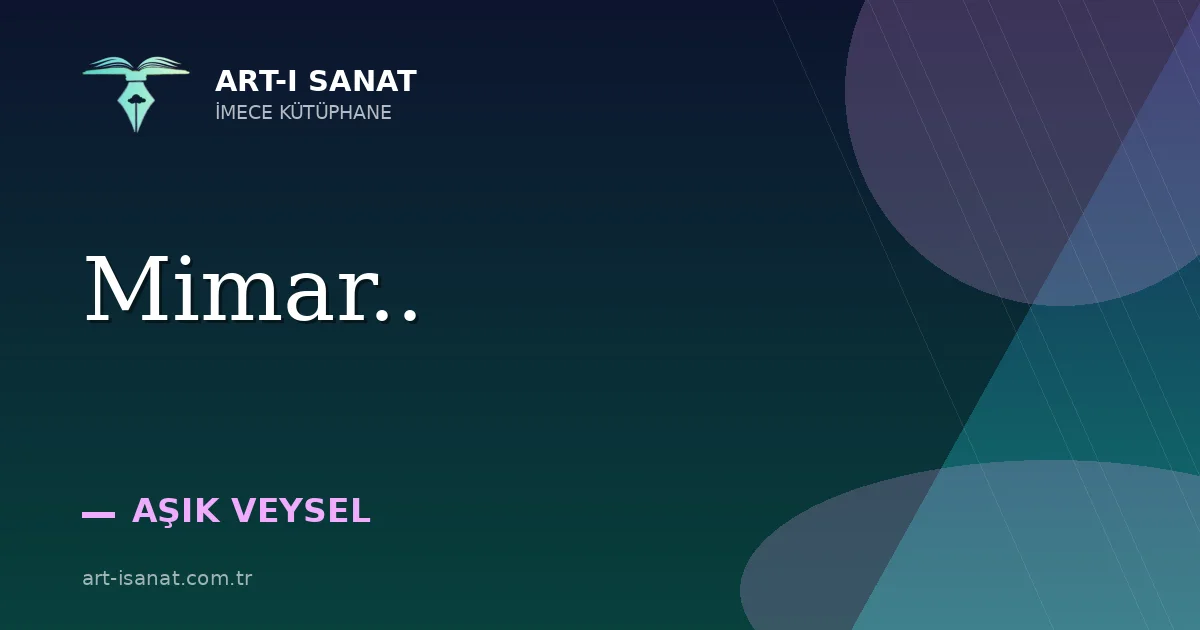 Mimar..