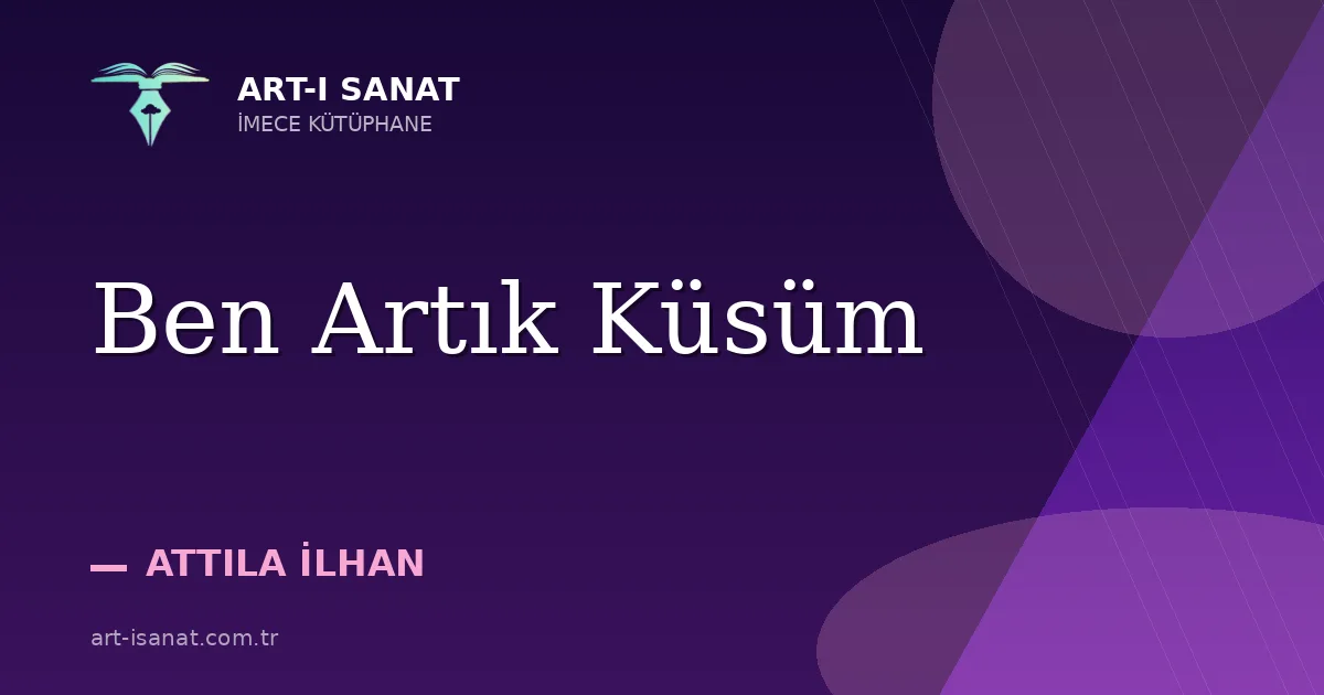 Ben Artık Küsüm