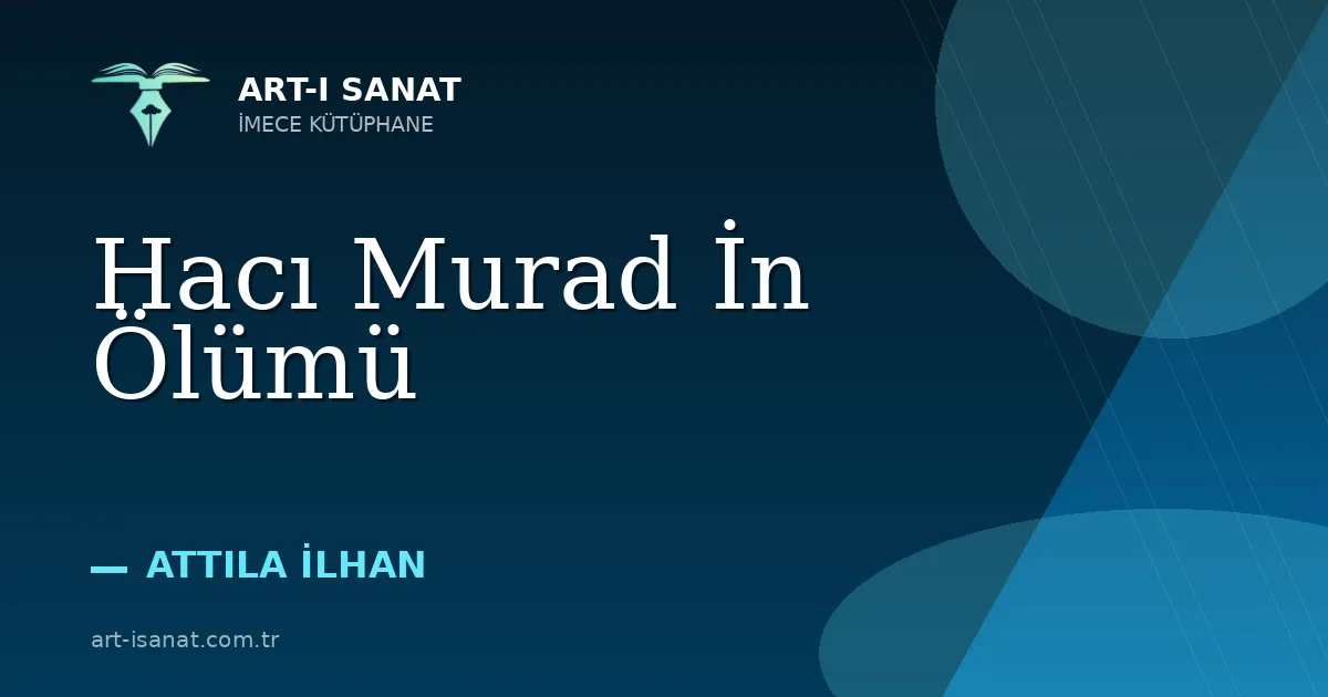 Hacı Murad İn Ölümü