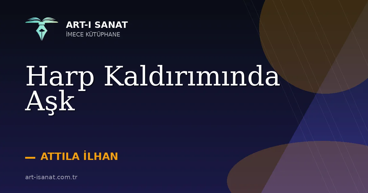 Harp Kaldırımında Aşk