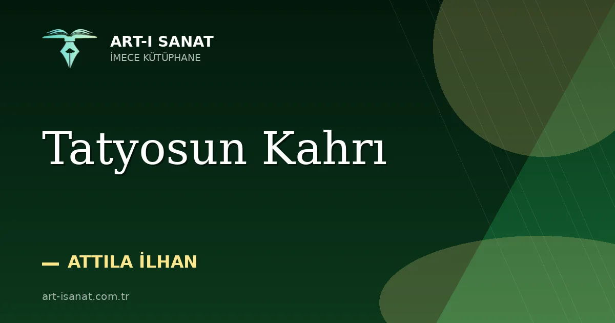Tatyosun Kahrı