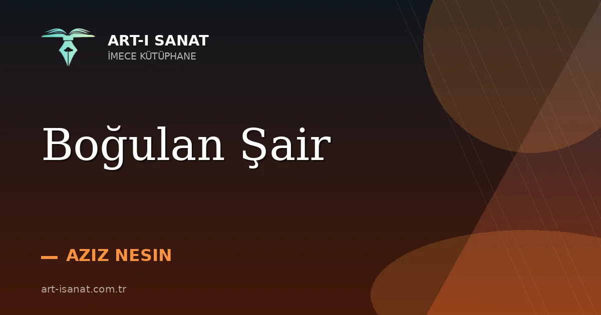 Boğulan Şair