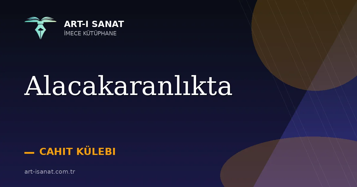 Alacakaranlıkta
