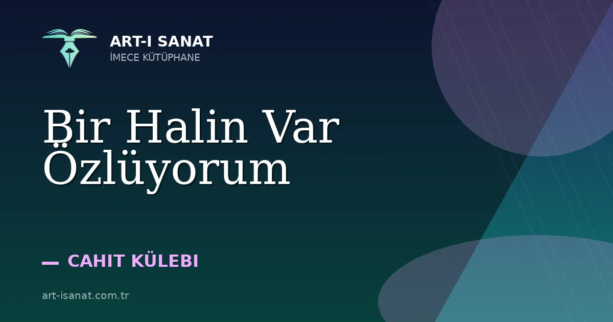Bir Halin Var Özlüyorum