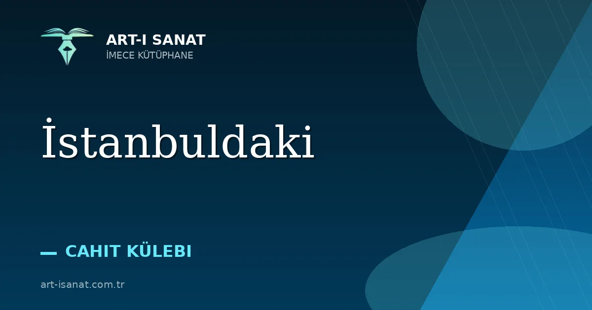 İstanbuldaki