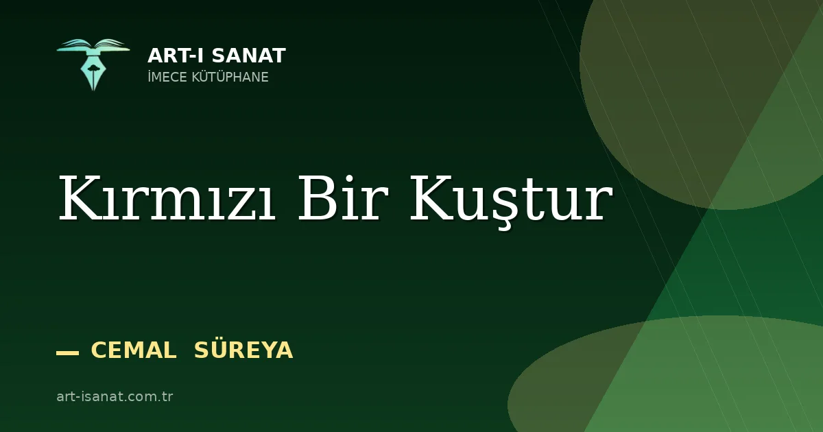 Kırmızı Bir Kuştur