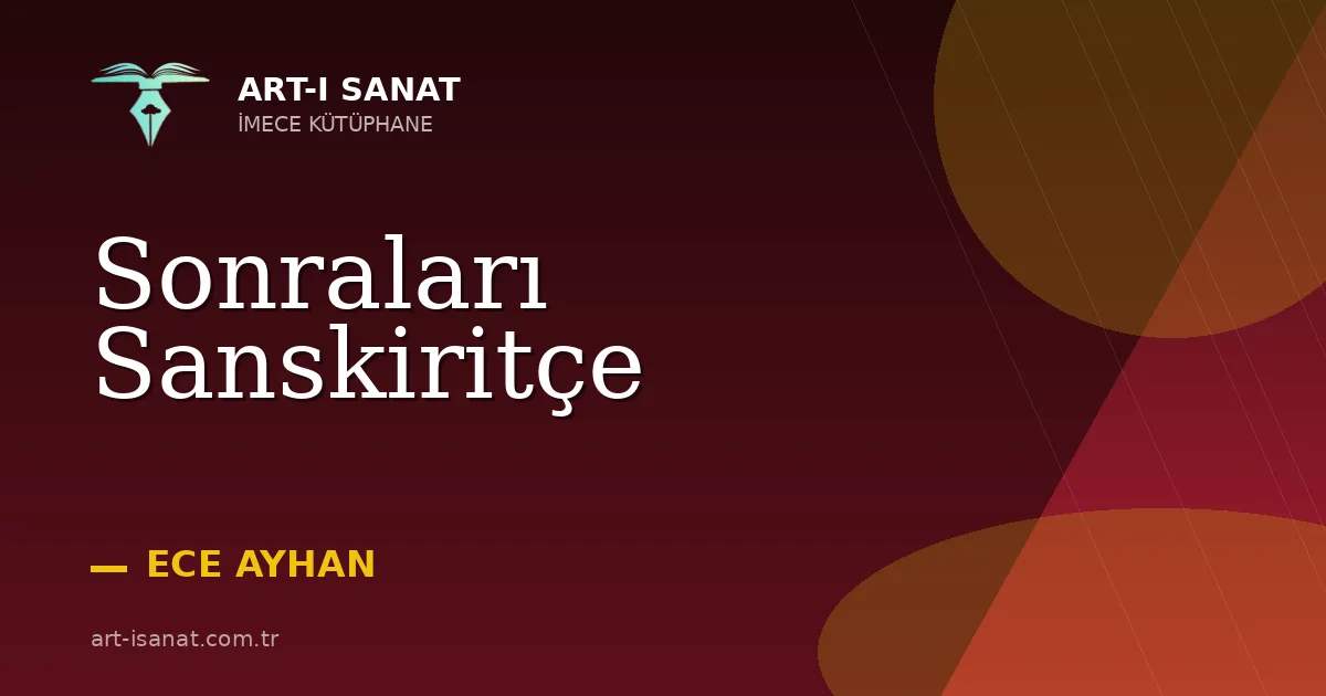 Sonraları Sanskiritçe