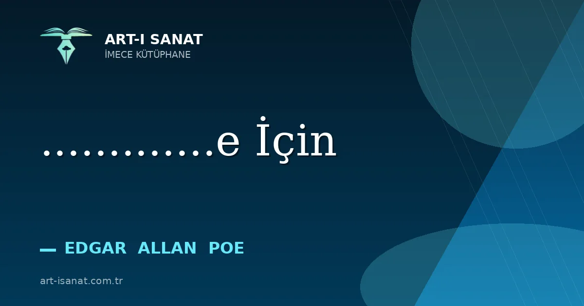 .............e  İçin
