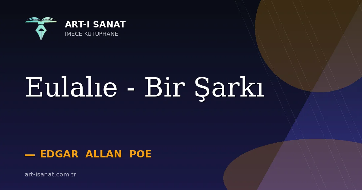 Eulalıe - Bir Şarkı