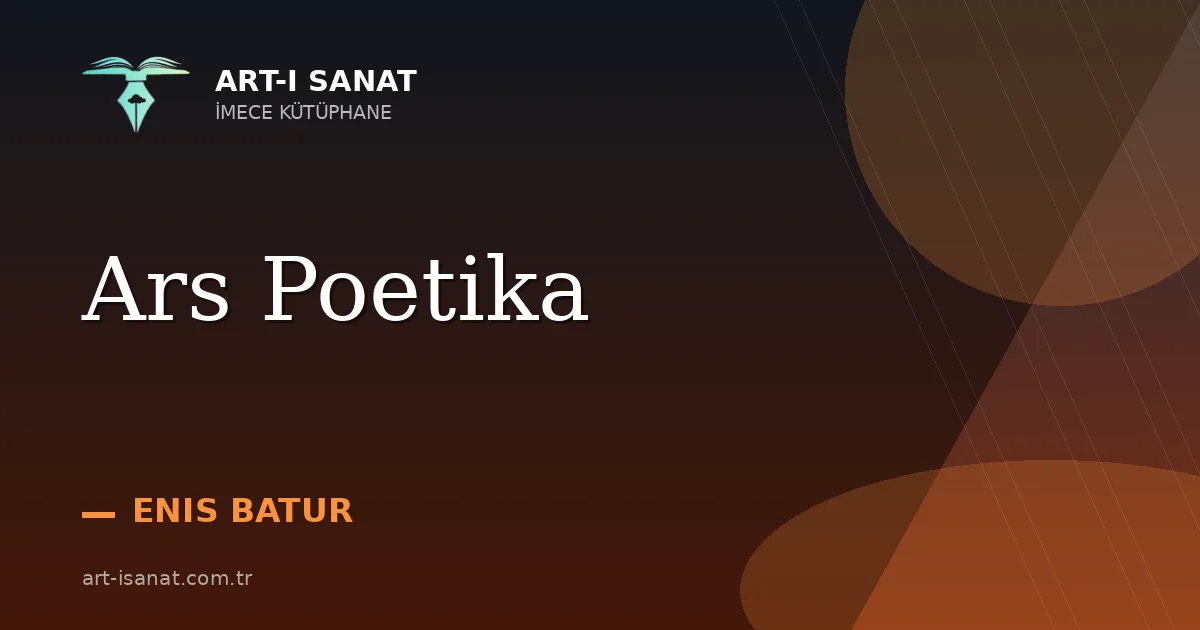 Ars Poetika