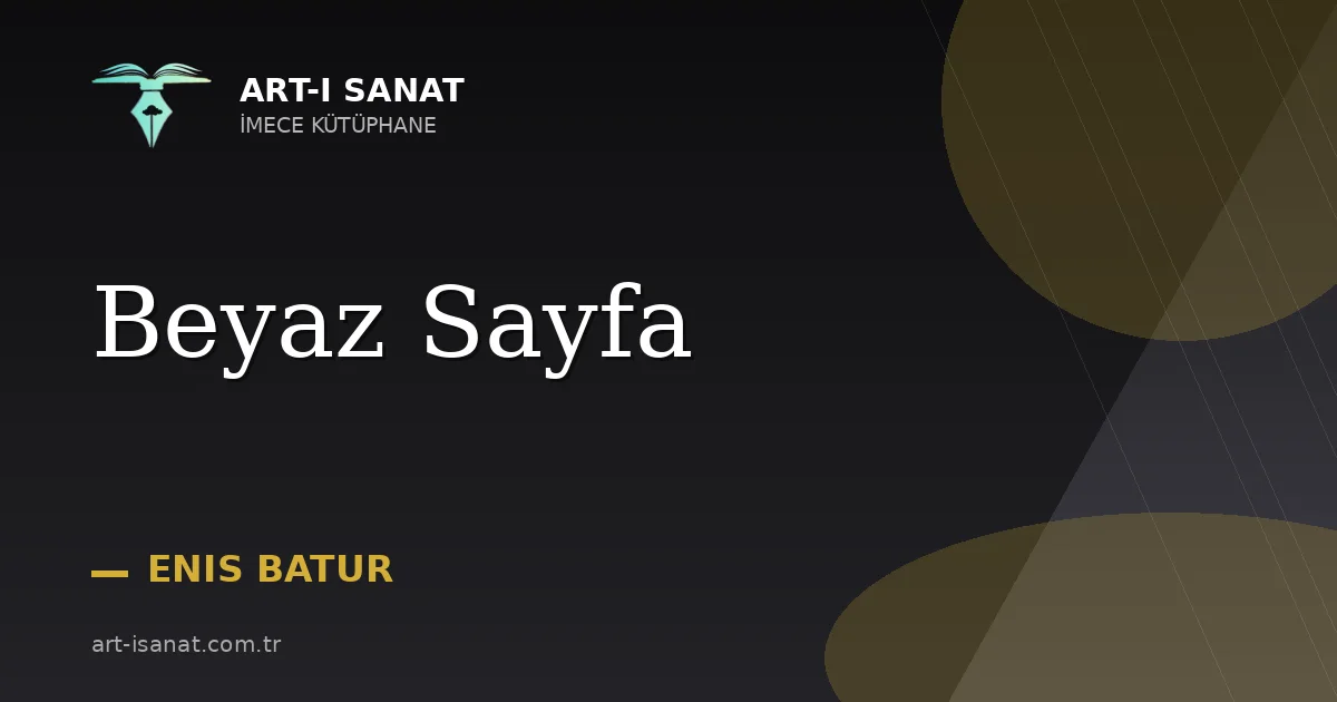Beyaz Sayfa