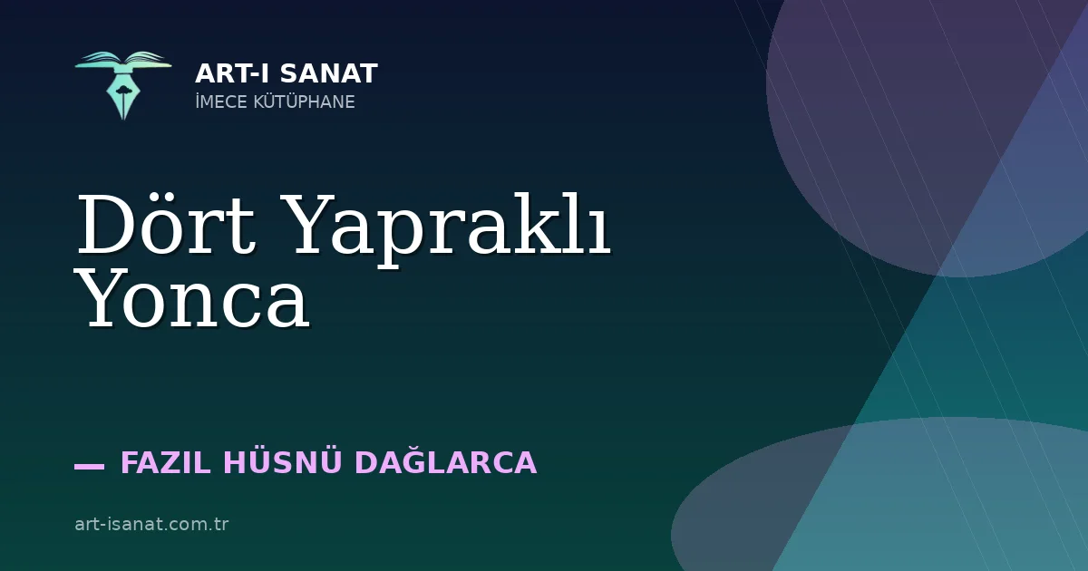 Dört Yapraklı Yonca