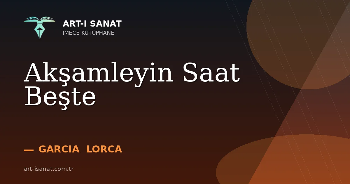 Akşamleyin Saat Beşte