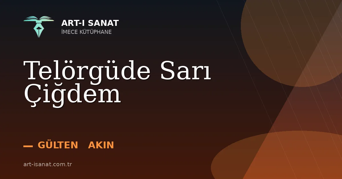 Telörgüde Sarı Çiğdem