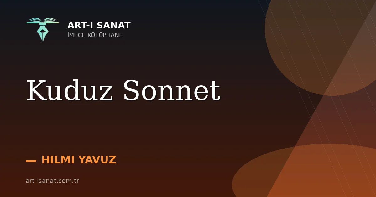 Kuduz Sonnet