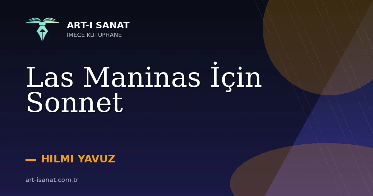 Las Maninas İçin Sonnet