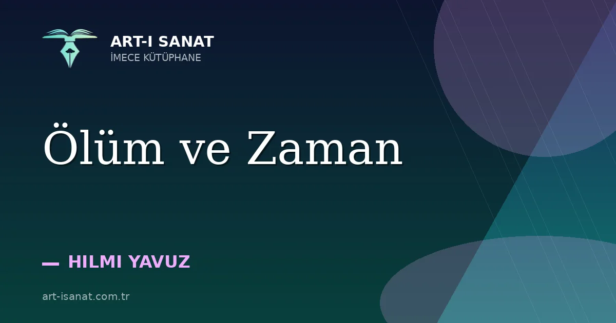 Ölüm ve Zaman