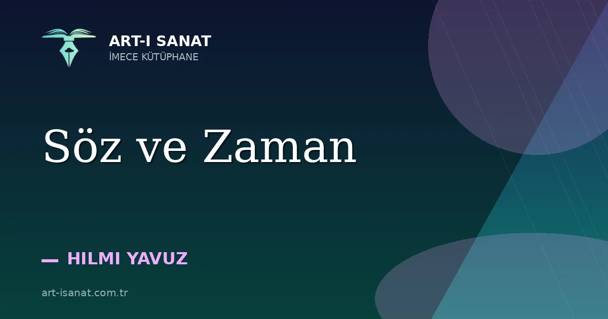 Söz ve Zaman