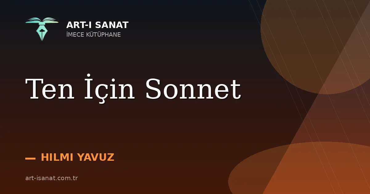 Ten İçin Sonnet