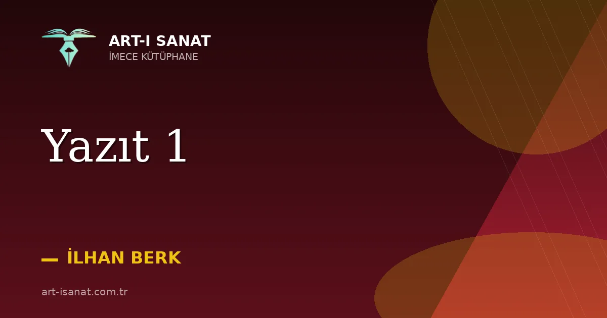 Yazıt 1