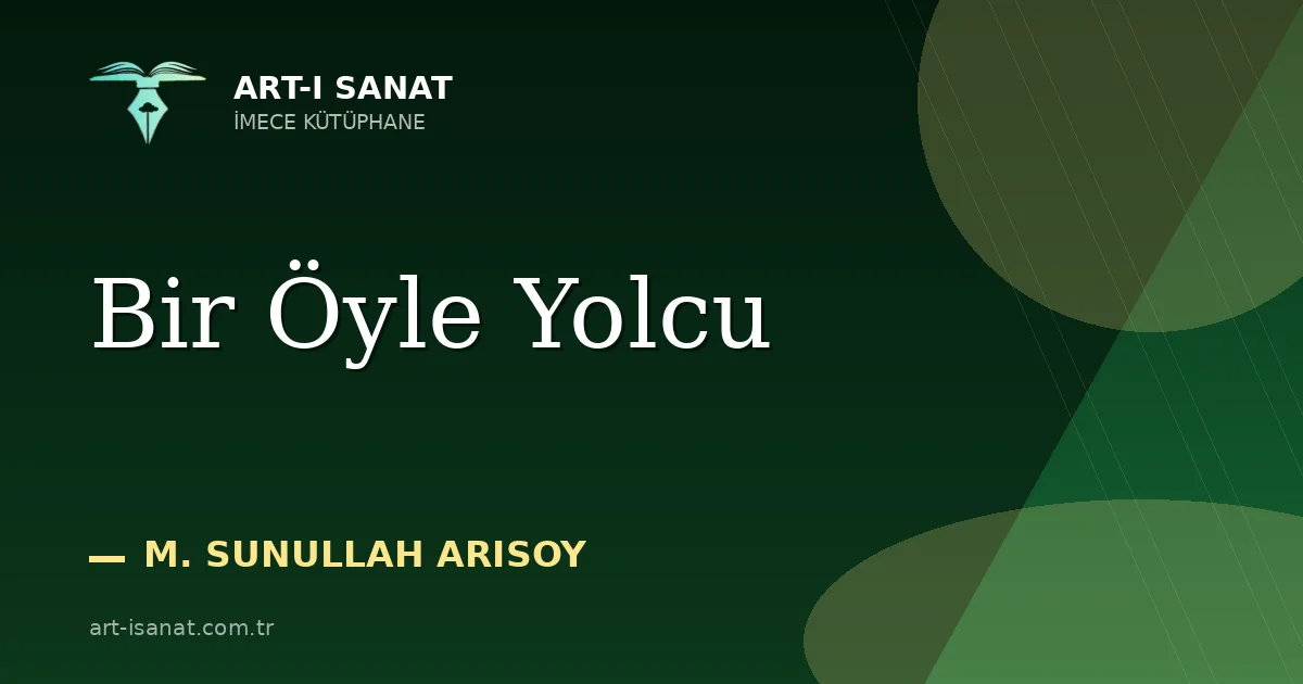 Bir Öyle Yolcu