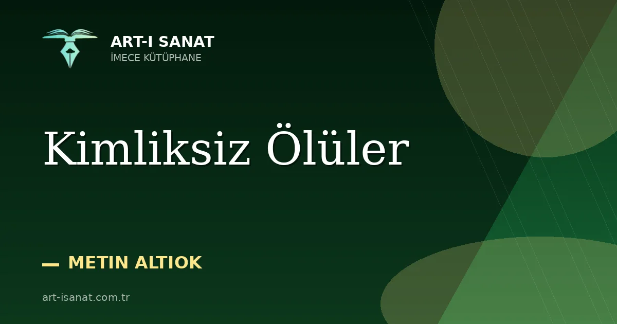 Kimliksiz Ölüler