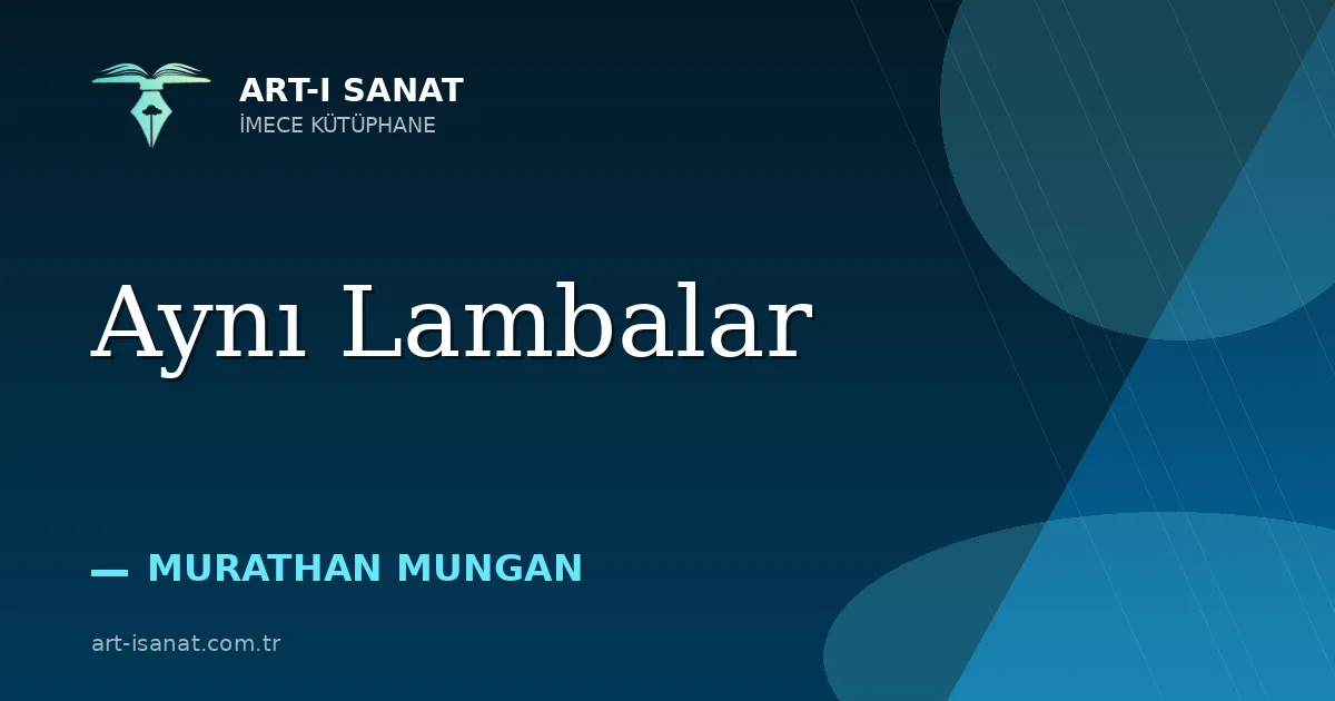 Aynı Lambalar
