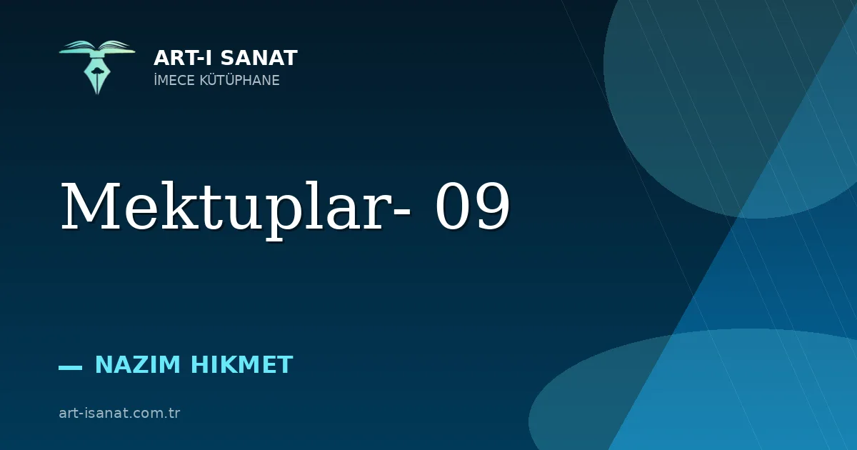 Mektuplar- 09