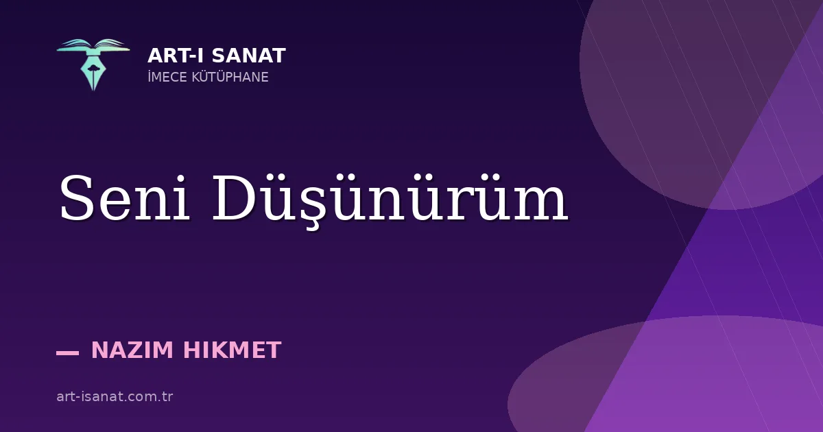 Seni Düşünürüm