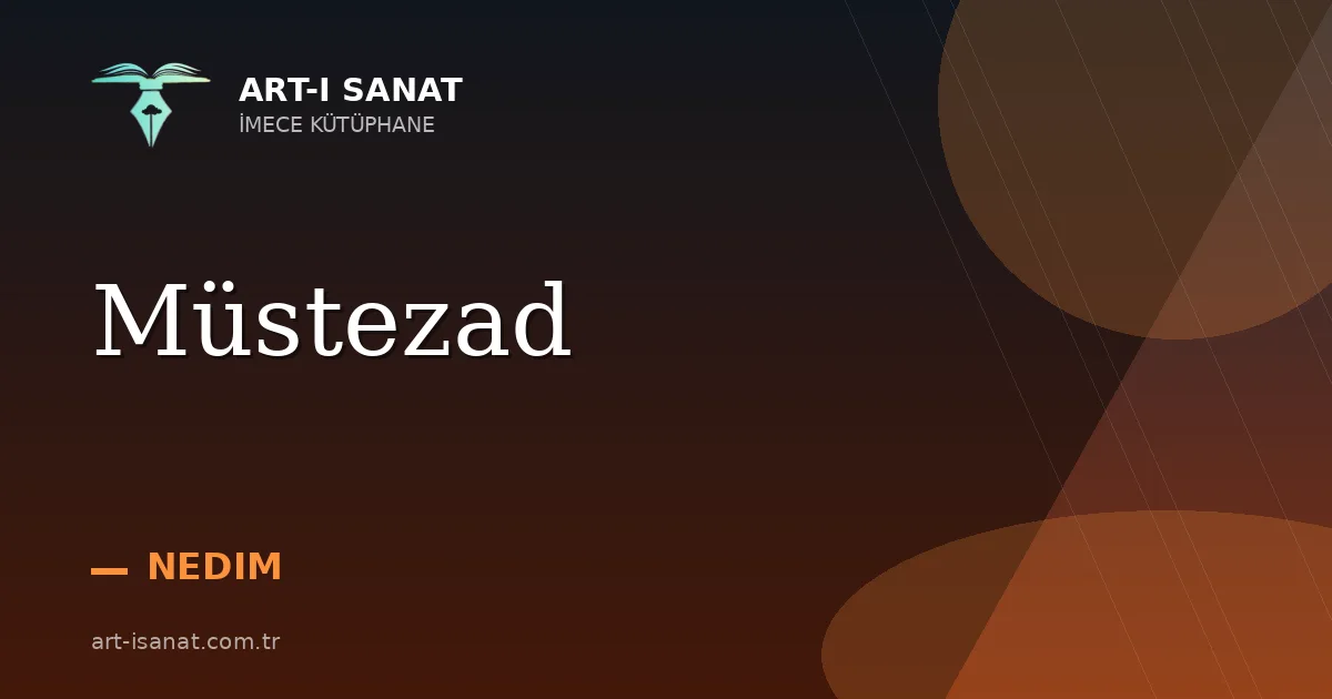 Müstezad