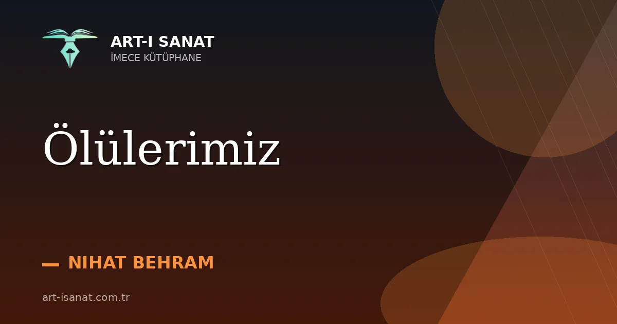 Ölülerimiz