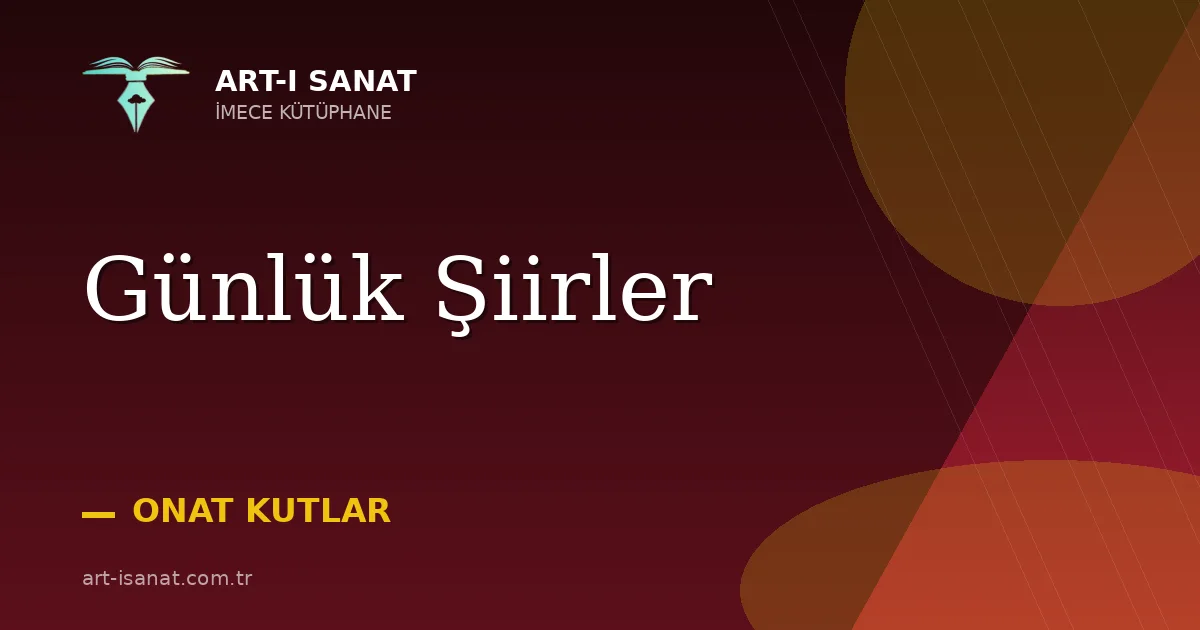 Günlük Şiirler