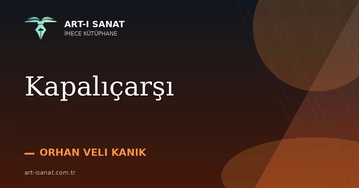 Kapalıçarşı