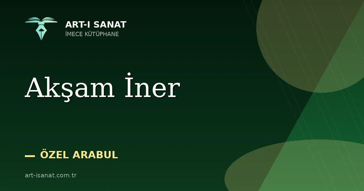 Akşam İner