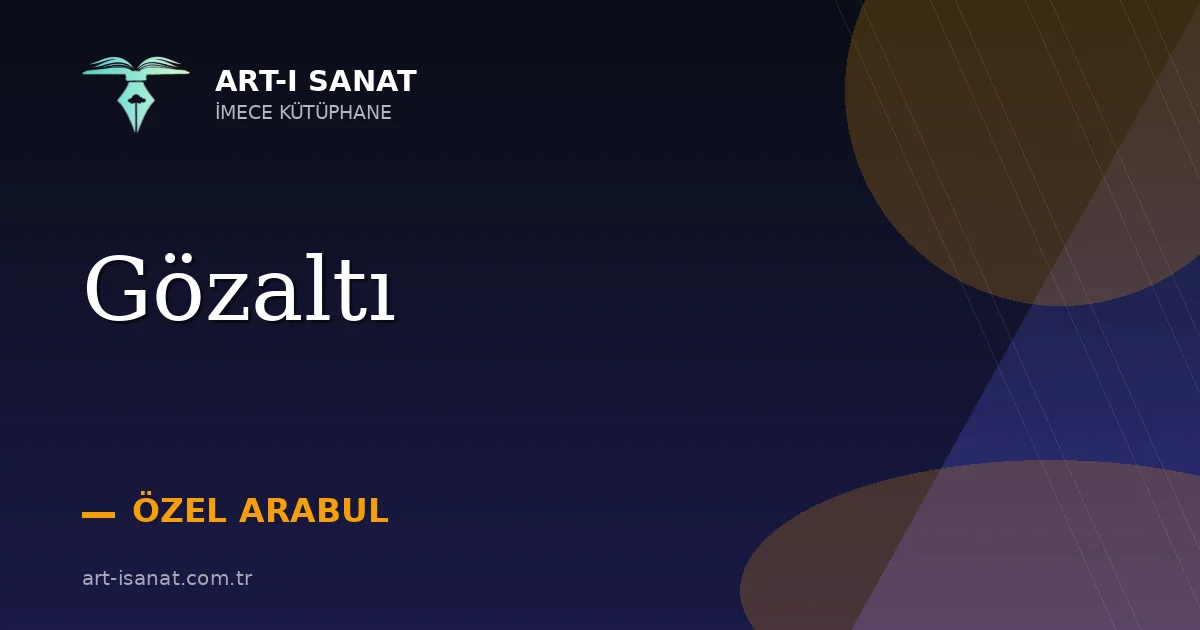 Gözaltı