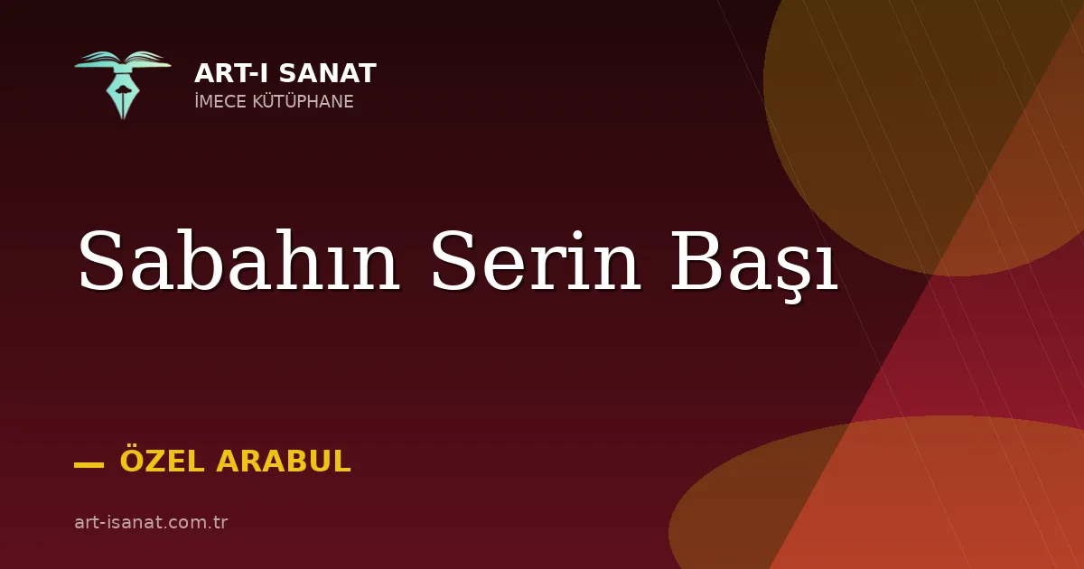 Sabahın Serin Başı