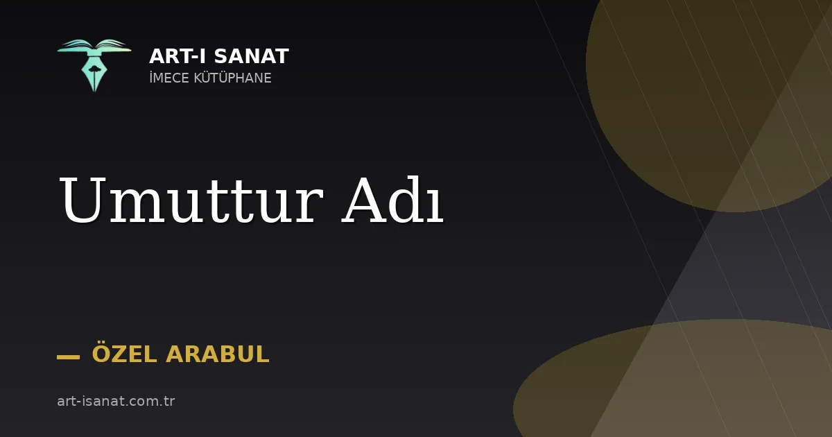 Umuttur Adı