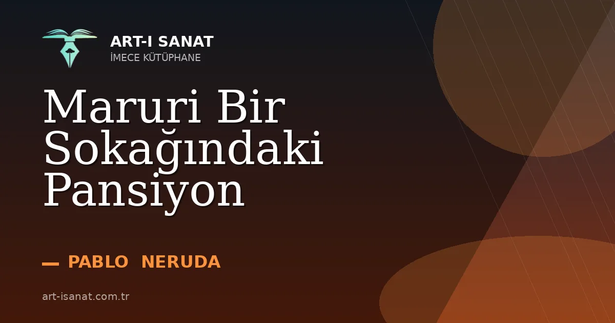 Maruri  Bir Sokağındaki Pansiyon