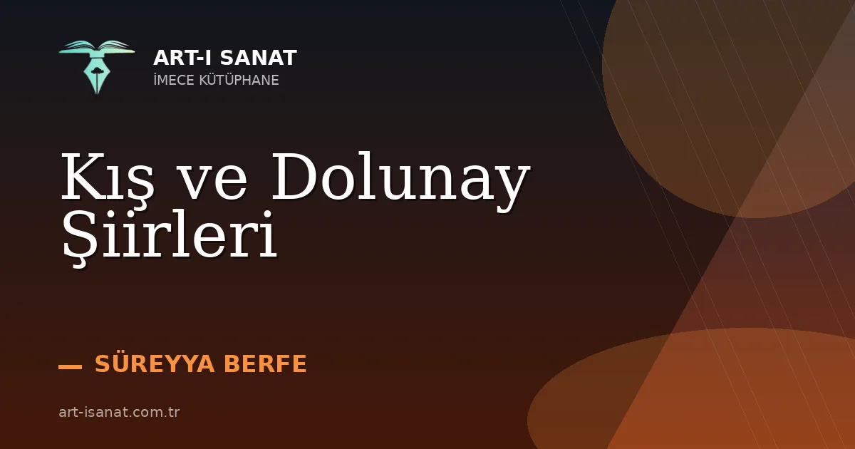 Kış ve Dolunay Şiirleri