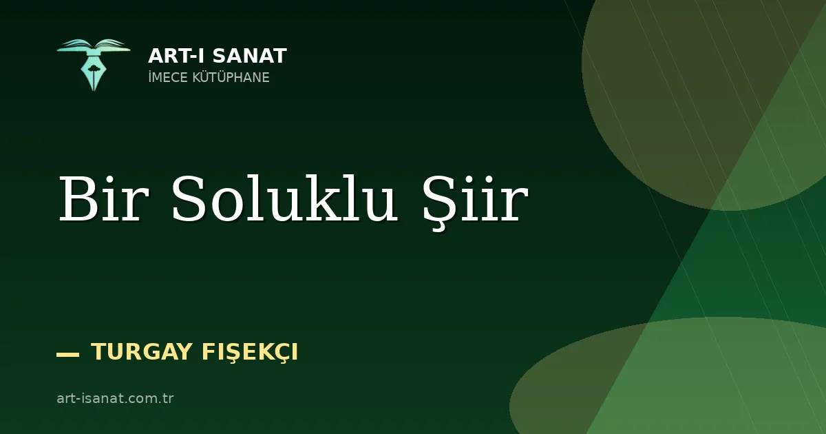 Bir Soluklu Şiir