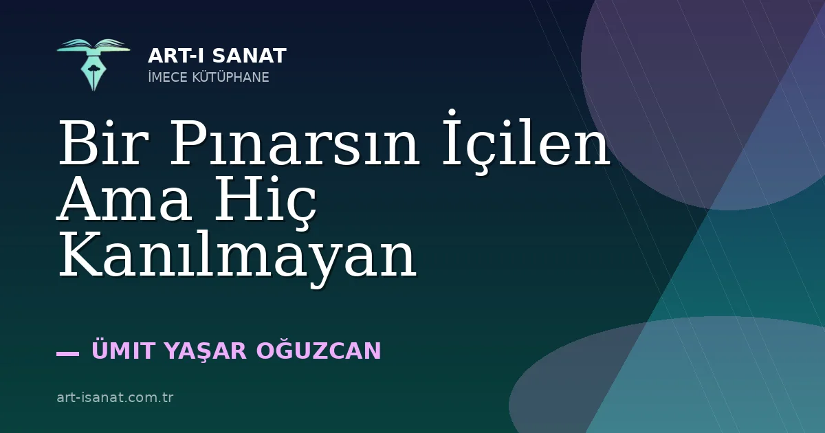 Bir Pınarsın İçilen Ama Hiç Kanılmayan