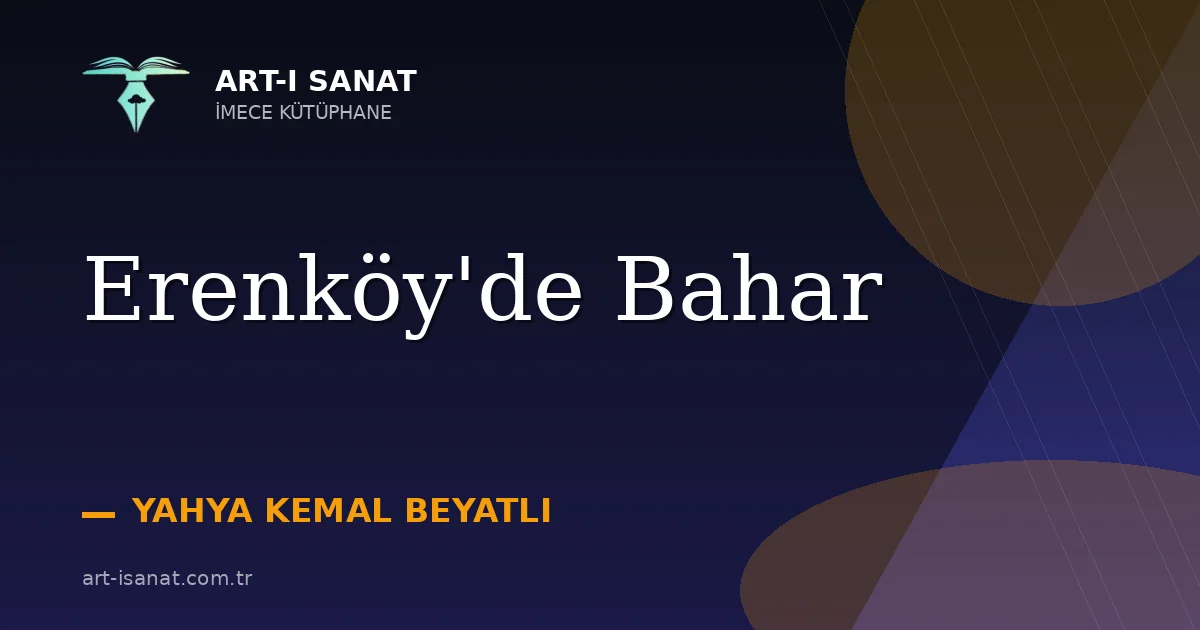 Erenköy'de  Bahar