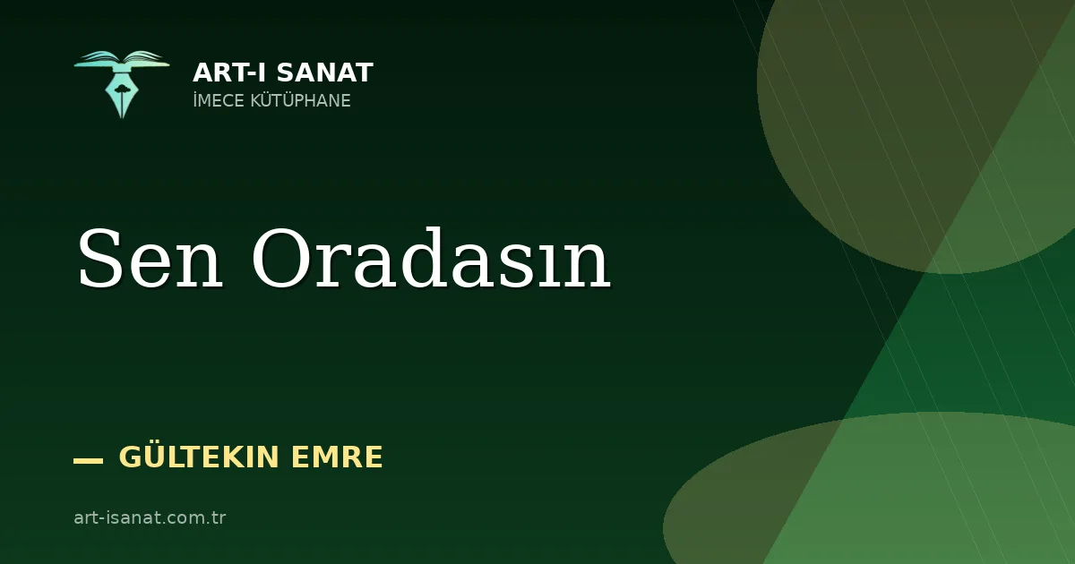 Sen Oradasın
