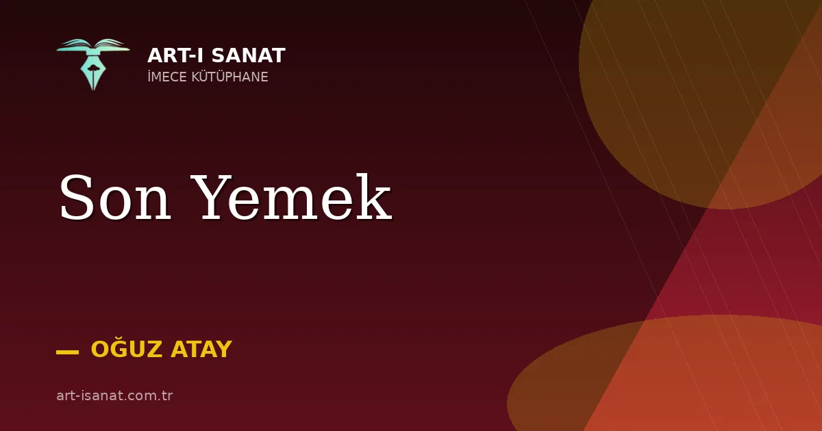Son Yemek