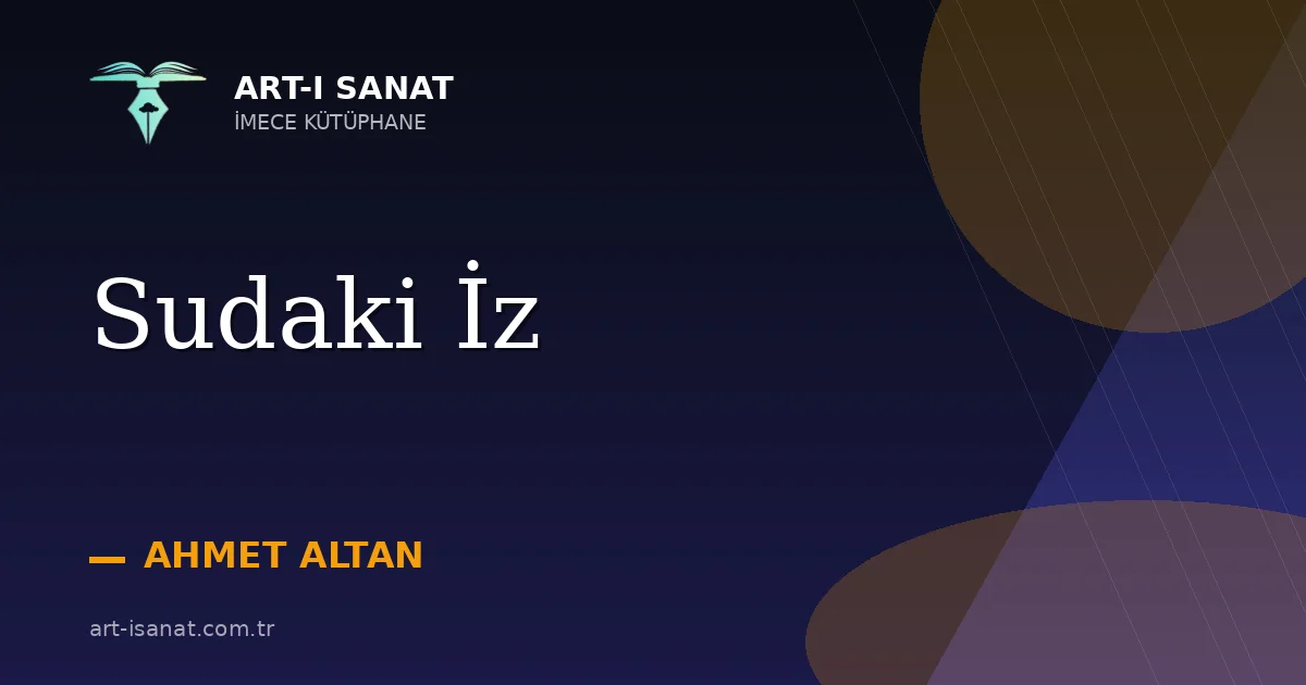 Sudaki İz