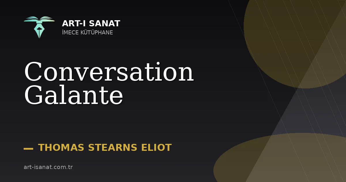 Conversation Galante