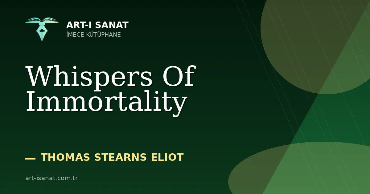 Whispers Of Immortality