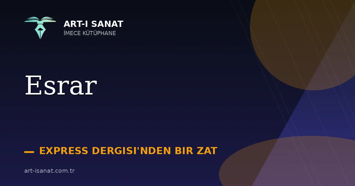 Esrar
